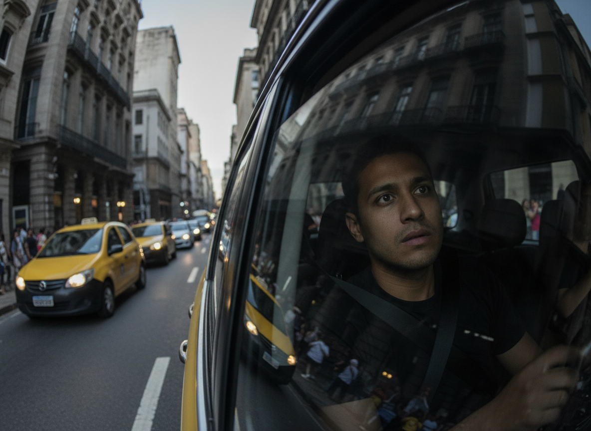 Motorista em Ramos RJ preocupado com a segurança veicular no trânsito carioca